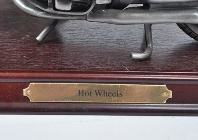 Lot 319 - MYTH & MAGIC BY THE TUDOR MINT - CAST PEWTER DRAGON FIGURE - 'HOT WHEELS'