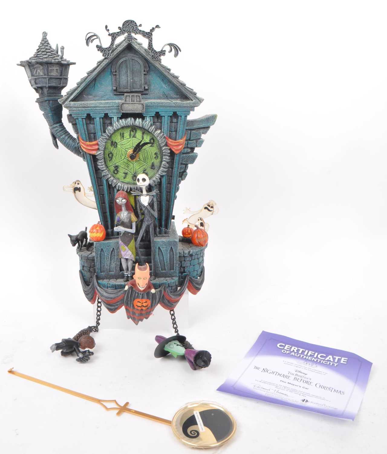 Lot 326 - THE BRADFORD EXCHANGE - NIGHTMARE BEFORE CHRISTMAS CUCKOO CLOCK