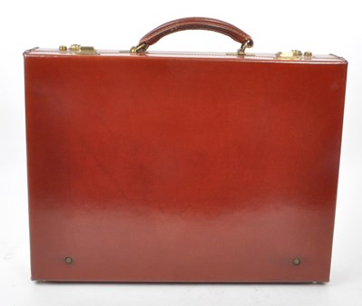 Lot 343 - PICKETT - 1990S TAN LEATHER ATTACHE CASE