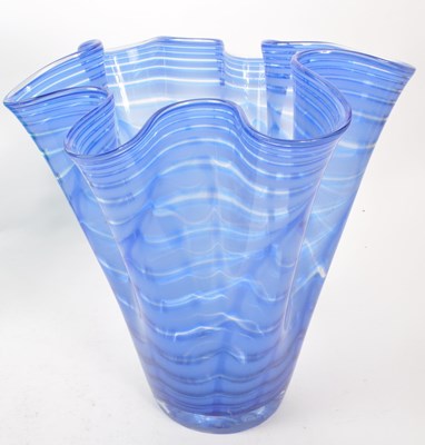 Lot 136 - TWO MID CENTURY GLASS VASES
