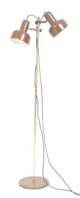 Lot 157 - MID CENTURY FLOOR STANDING TWIN SPOT LAMP