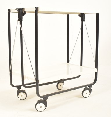 Lot 22 - LOUIS LUCIEN LEPOIX FOR FRZ - 1980S COCKTAIL TROLLEY