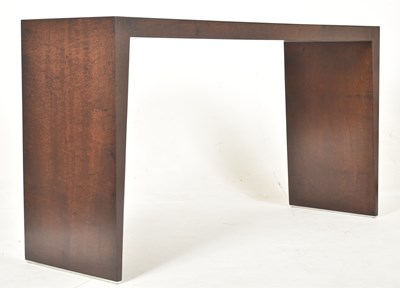 Lot 167 - CONTEMPORARY DESIGNER WALNUT CONSOLE TABLE
