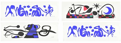 Lot 131 - HENRI MATISSE - FOUR COLOURED SERIGRAPH PRINTS