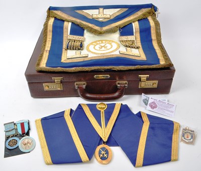 Lot 380 - COLLECTION OF VINTAGE 20TH CENTURY BRISTOL MASONIC ITEMS