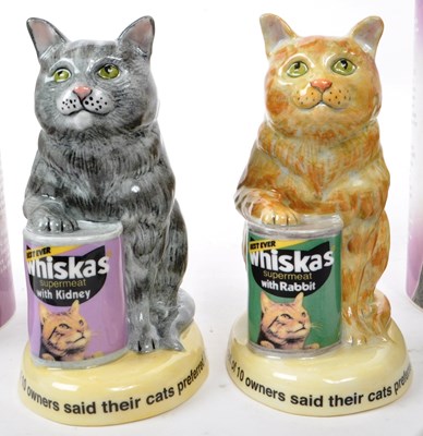 Lot 188 - ROYAL DOULTON - TWO LIMITED EDITION WHISKAS PORCELAIN CATS