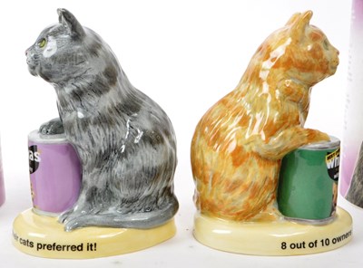 Lot 188 - ROYAL DOULTON - TWO LIMITED EDITION WHISKAS PORCELAIN CATS