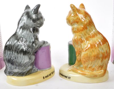 Lot 188 - ROYAL DOULTON - TWO LIMITED EDITION WHISKAS PORCELAIN CATS