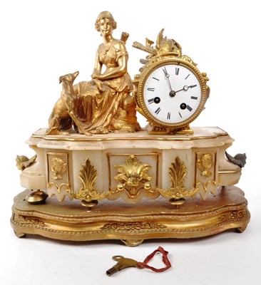 Lot 385 - JAPY FILS - ANTIQUE 19TH CENTURY MANTEL CLOCK