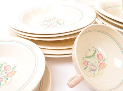 Lot 200 - SUSIE COOPER - COLLECTION OF MID-CENTURY DINNER SERVICE PIECES