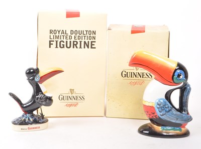 Lot 404 - GUINNESS - ROYAL DOULTON - TWO CERAMIC FIGURES