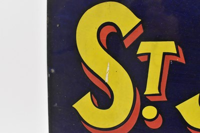 Lot 42 - ST. JULIEN TOBACCO - EARLY 20TH CENTURY ENAMEL ADVERTISING SIGN