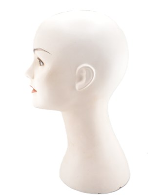 Lot 213 - ART DECO CIRCA 1930S FEMALE MANNEQUIN HEAD BUST
