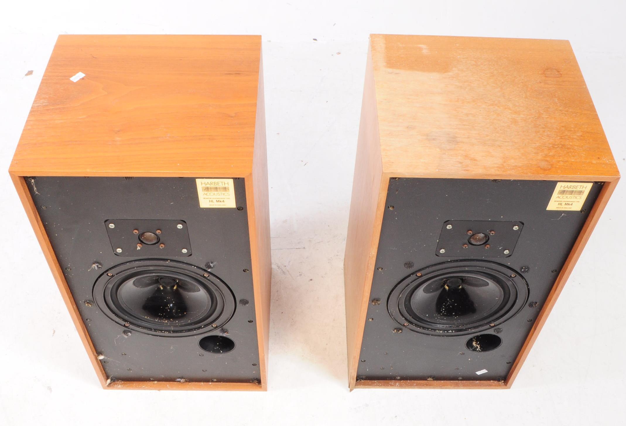 Lot 446 - HARBETH ACOUSTICS - VINTAGE HL MK4 SPEAKERS