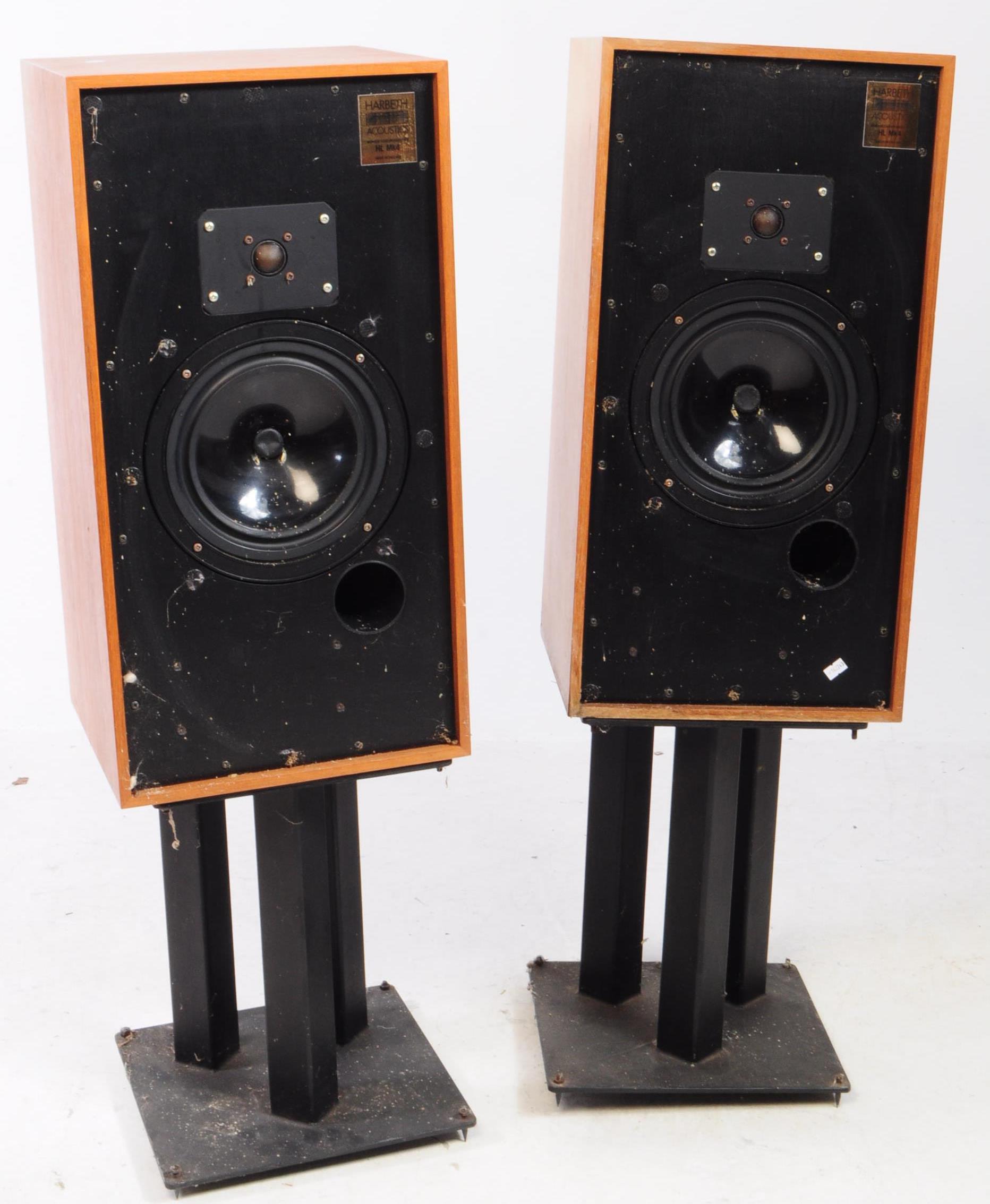Lot 446 - HARBETH ACOUSTICS - VINTAGE HL MK4 SPEAKERS